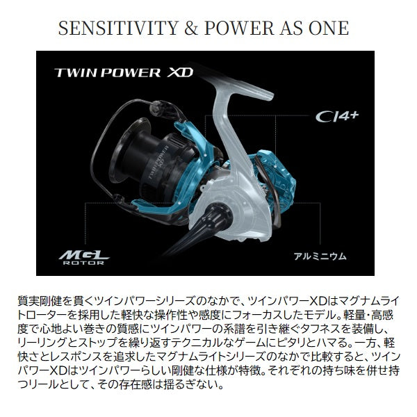 Shimano 25 Twin Power XD 4000XG