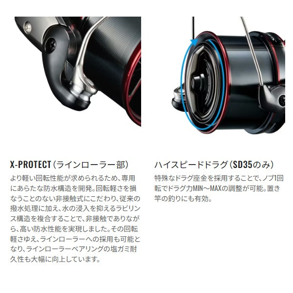 Shimano 25 Surf Leader SD35 Standard