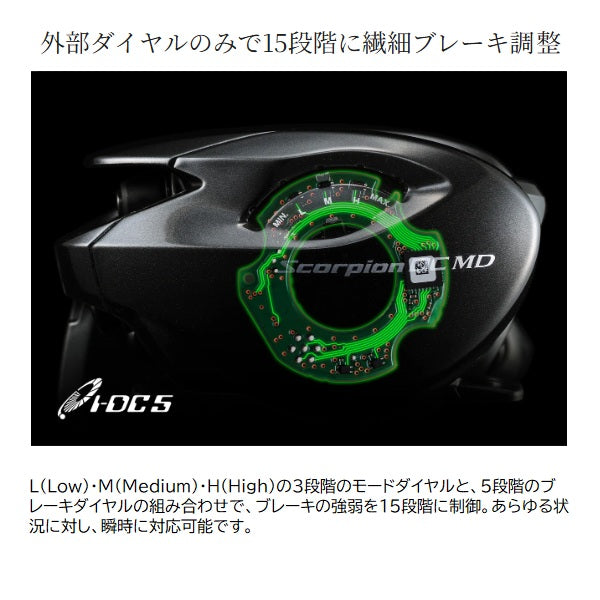 Shimano 26 Scorpion DC MD 200HG (Right handed)