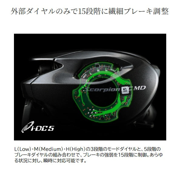 Shimano 26 Scorpion DCMD 201XG (Left handed)