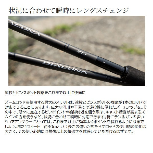 Shimano Seabass Rod Dialune ZM S86-96ML (Spinning 3 piece)