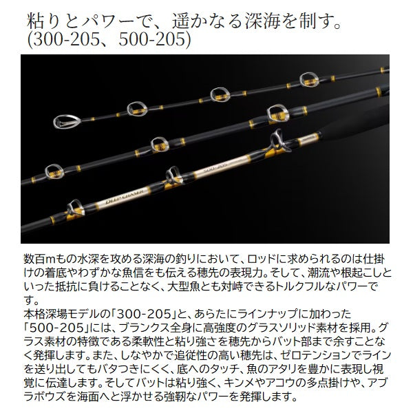 Shimano 25 Deep Chaser 300-205 (Baitcasting / Electric 2 piece)