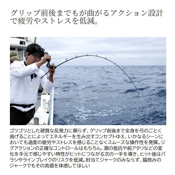 Shimano Offshore Rod 26 Ocea Jigger Infinity B63-4 (Baitcasting 1 piece)