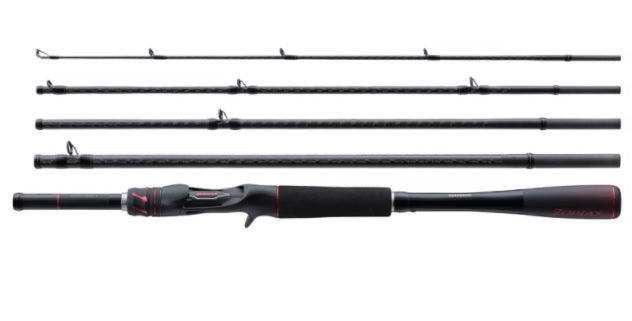 Shimano Bass Rod 21 Zodias C72MH-5 (Baitcasting 5 Piece)