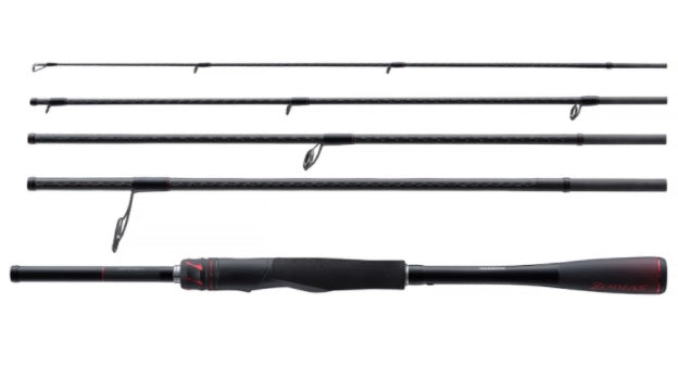 Shimano Bass Rod 21 Zodias S70M-5 (Spinning 5 Piece)