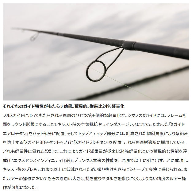 Shimano 22 Exsence Infinity S86ML (Spinning 2 piece)