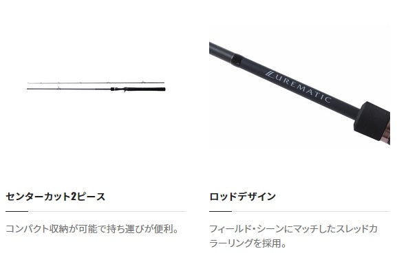 Shimano Bass Rod 23 Lure Matic Bass B610M (Baitcasting 2 Piece) Shimano Bass Rod 23 Lure Matic Bass B610M (Baitcasting 2 Piece)