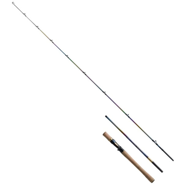 Shimano Bass Rod 23 World Shaula Limited 1652R-3 (Baitcasting 3 Piece)