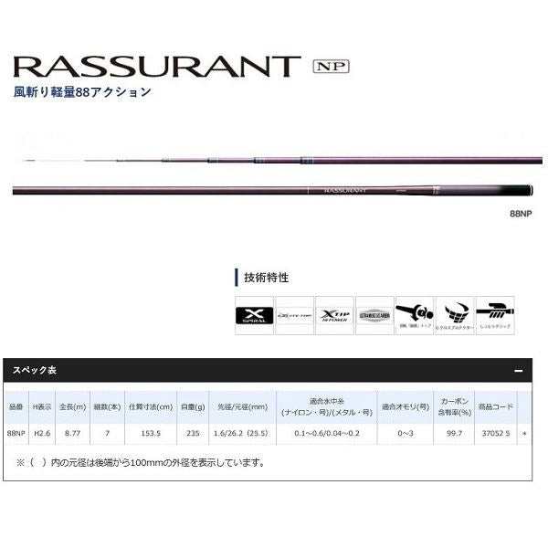 Shimano Rassurant 88NP (Telescope 5 Piece)