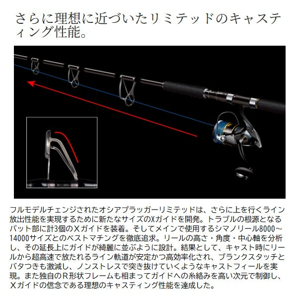 Shimano Offshore Rod 25 Ocea Plugger Limited S88H (Spinning 2 piece / Grip Joint)