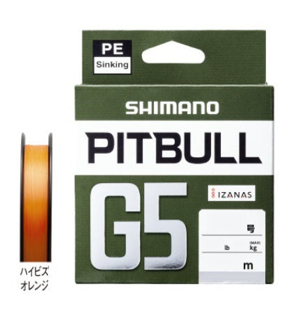 Shimano Pitbull G5 High Visible Orange 150m #1.2