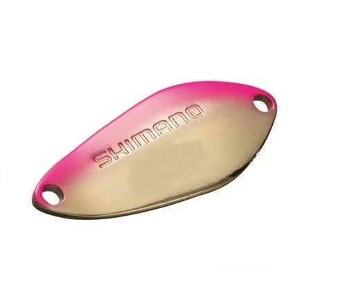 Shimano Spoon Cardiff Search Swimmer 2.5g TR-225Q 62T Pink Gold