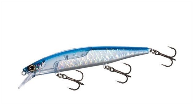 Shimano Bantam World Minnow 115F Flash Boost ZQ-M11U 013 Kyorin Blue