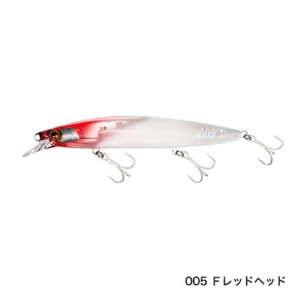 Shimano Nessa Hirame Minnow 135S Flash Boost F XF-413T Red Head 005