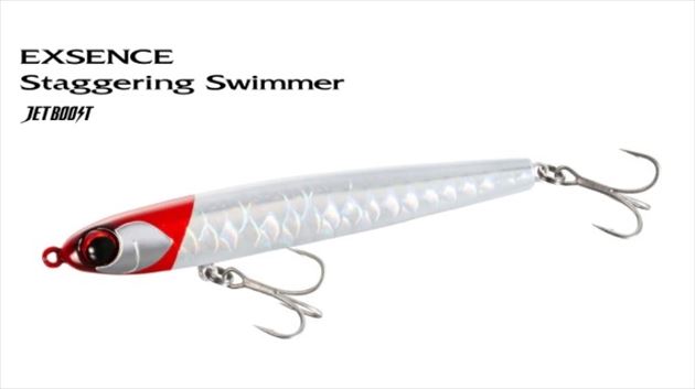 Shimano Exsence Staggering Swimmer 100ES Jet Boost XL-K10V 004 A Red Head