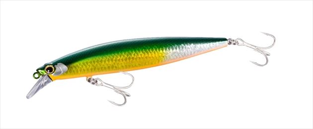 Shimano Seabass Lure XM-112R Exsence Silent Assassin 120F Jet Boost 011 N Green Gold