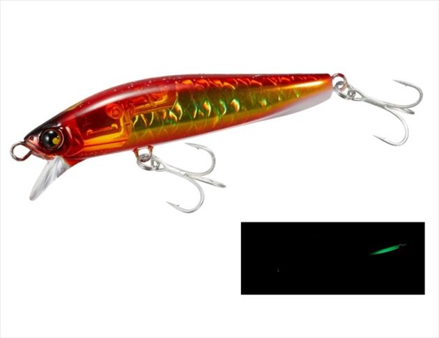 Shimano Seabass Lure XF-H95V Nessa Spindrift 95S Flash Boost 008 A Akakin Glow