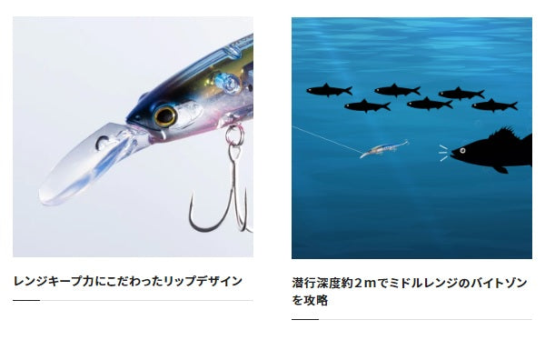 Shimano Seabass Lure XM-212V Exsence Dive Assassin 125S Flash Boost 007 N Katakuchi