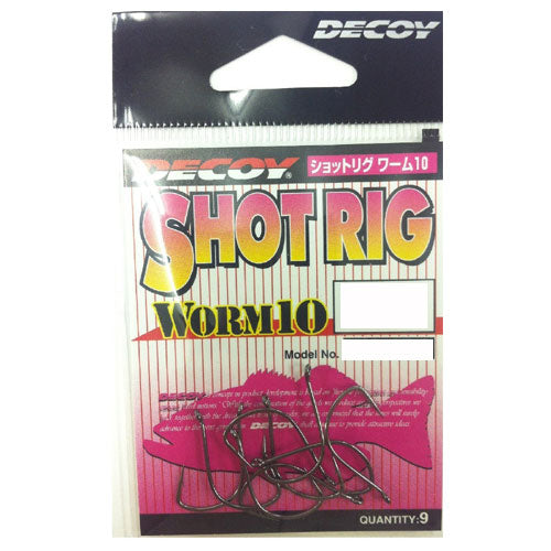 Decoy Worm Hook WORM 10 Shot Rig #3