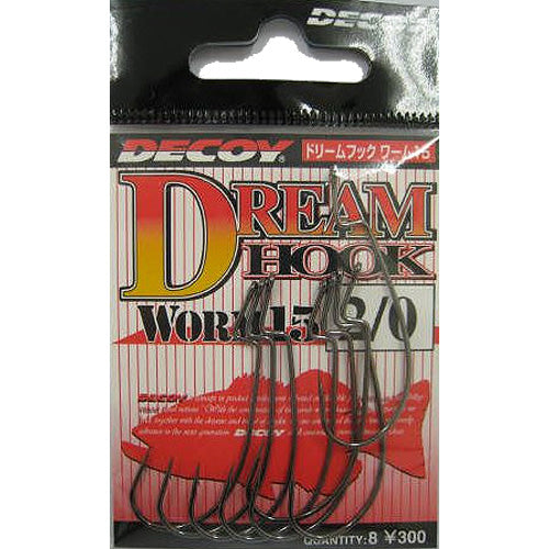 Decoy Worm Hook WORM 15 Dream Hook #2/0