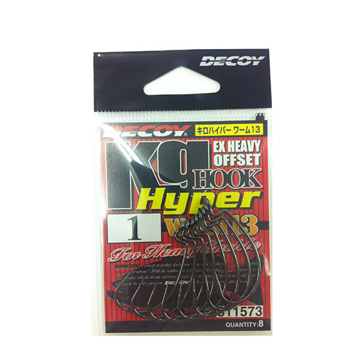 Decoy Worm Hook WORM 13 Kg Hyper #1