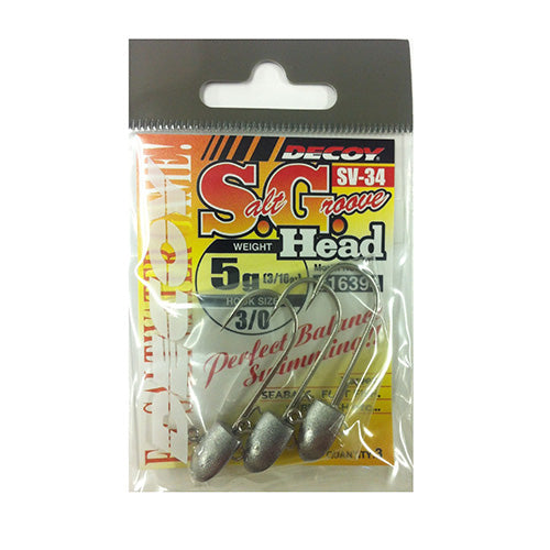 Decoy Jig Head SV-34 S.G.Head  #3/0-3/16oz