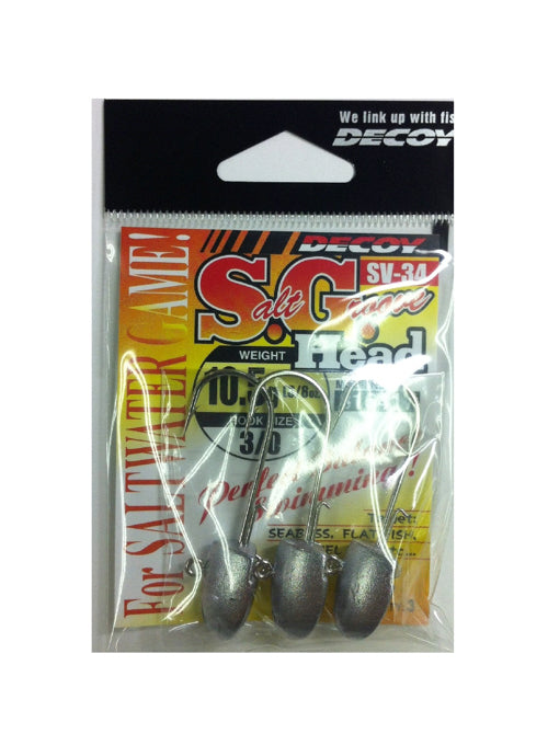 Decoy Jig Head SV-34 S.G.Head  #3/0-3/8oz