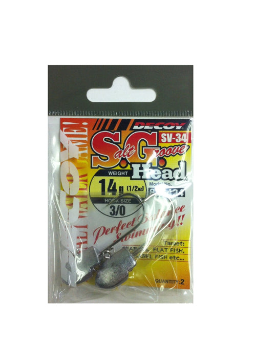 Decoy Jig Head SV-34 S.G.Head  #3/0-1/2oz