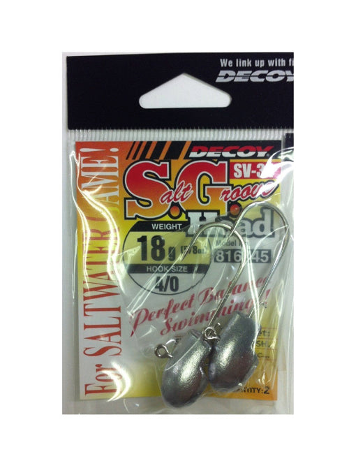 Decoy Jig Head SV-34 S.G.Head  #4/0-5/8oz