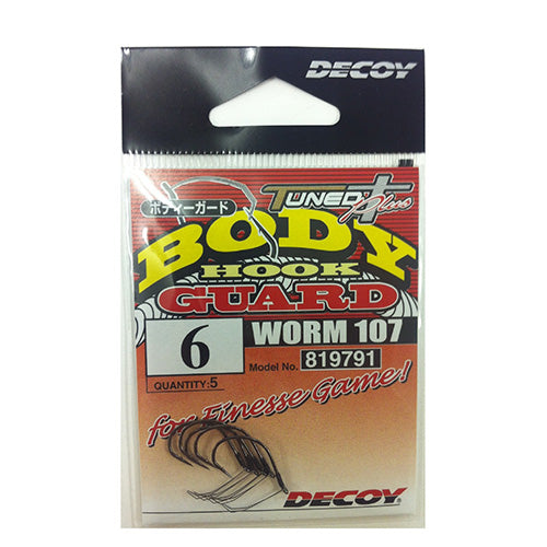 Decoy Worm Hook WORM 107 Bodyguard #6