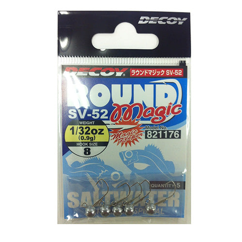 Decoy Jig Head SV-52 Round Magic #8-1/32oz