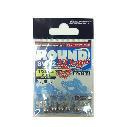 Decoy Jig Head SV-52 Round Magic #8-1/20oz