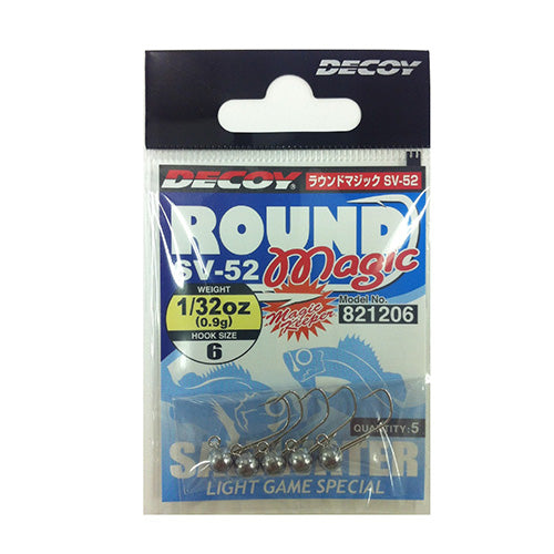 Decoy Jig Head SV-52 Round Magic #6-1/32oz