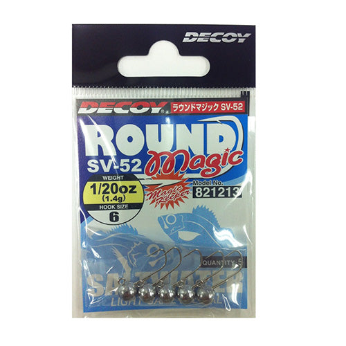 Decoy Jig Head SV-52 Round Magic #6-1/20oz