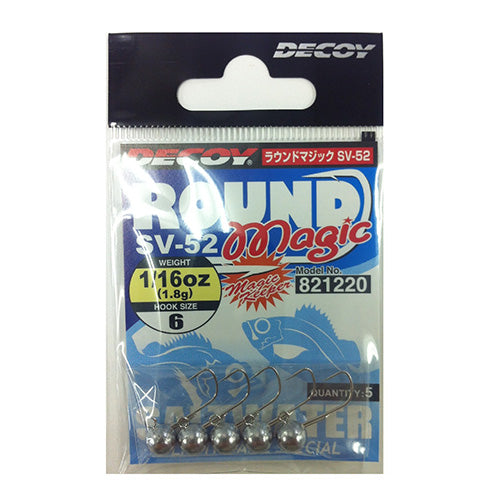 Decoy Jig Head SV-52 Round Magic #6-1/16oz