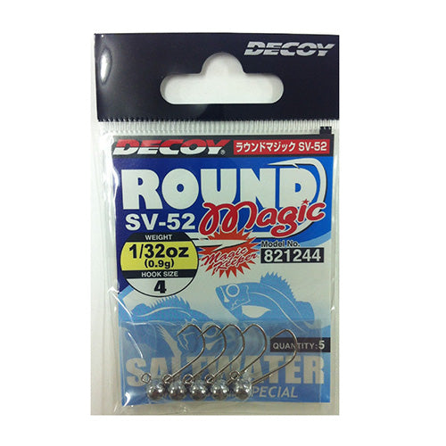 Decoy Jig Head SV-52 Round Magic #4-1/32oz