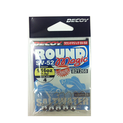 Decoy Jig Head SV-52 Round Magic #4-1/16oz