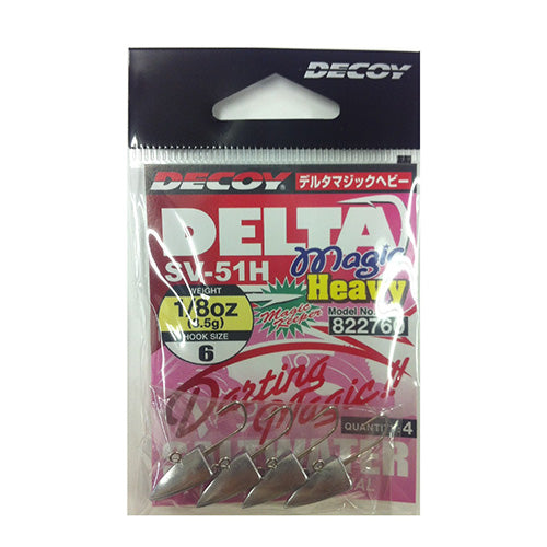 Decoy Jig Head SV-51H Delta Magic Heavy #6-1/8oz