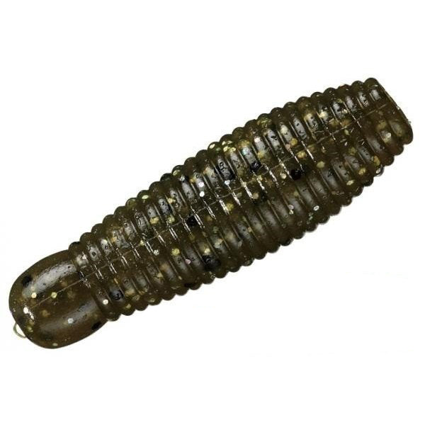 Smith Worm Gary Yamamoto Imo Grub 50 #355 Green Pumpkin Magic