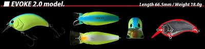 Deps Bass Lure Evoke 2.0 #05 Red Claw