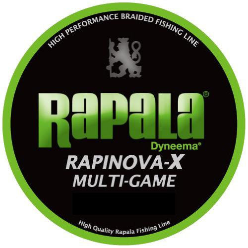 Rapala Rapinova X Multi Game 150m #0.8 17.8lb Lime Green