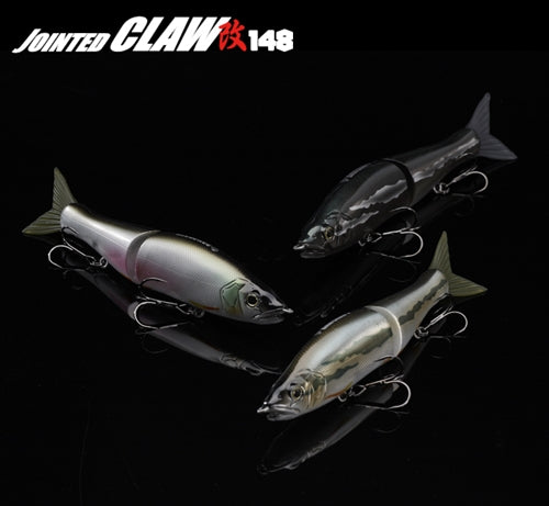 Gan Craft Bass Lure Jointed Claw Kai 148 15SS #05 Kinokuni Orange