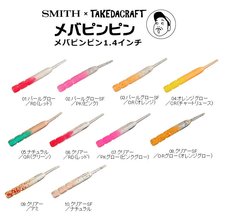 Smith Meba Pin Pin 1.4 Clear/Ami 09
