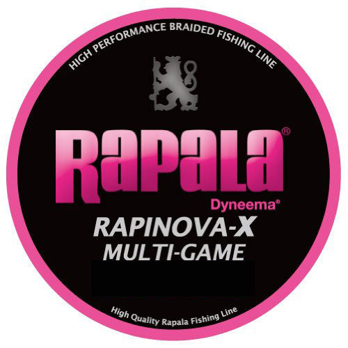 Rapala Rapinova X Multi Game 100m #0.4 8.8lb Pink