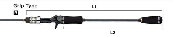 Tailwalk Ajing Rod Boat Ajist SSD C68MH-K/SL (Baitcasting 2 Piece)