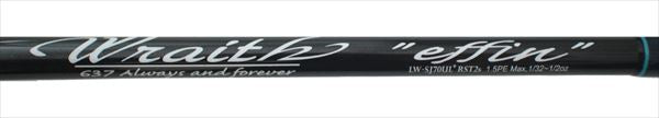 Designo Bass Rod Wraith LW-SJ70UL+RST2S EFFIN EVA (Spinning 1 Piece Bat Joint)